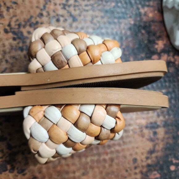 Madewell 'The Suzi' Slide Sandal in Multi Woven Leather                      360 - Picture 8 of 14